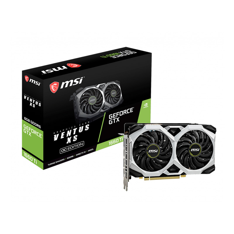 Buy MSI GTX 1660 Ti Ventus XS OC 6GB GDDR6, Best Price